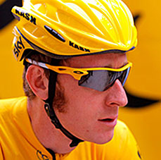 Winner of the tour de France 2012 - Bradley Wiggins