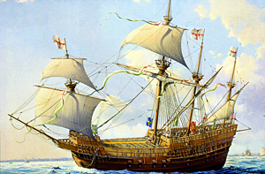 The Mary Rose ship