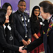 HRH The Princess Royal meeting with the international students