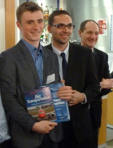 Marcin(left), pictured with lecturer David Warnock Smith