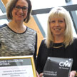 Helen Watts of the CMI pictured with Janet Handley, Head of the Department of People, Management and Organisations