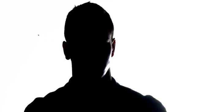 Man in silhouette