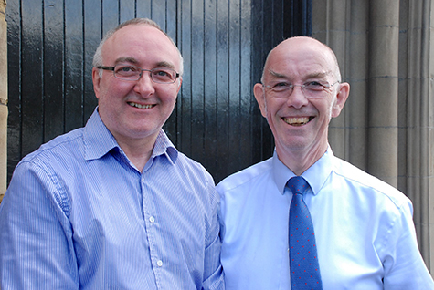 Stephen Curran (left) and John Wattis (right)