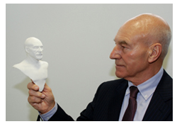 Sir Patrick and sculpture