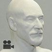 Sculpture of Sir Patrick Stewart