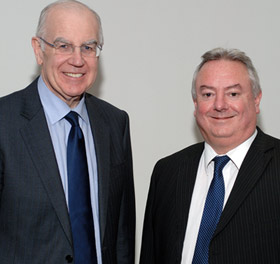 Sir Alan Langlands and Professor Bob Cryan
