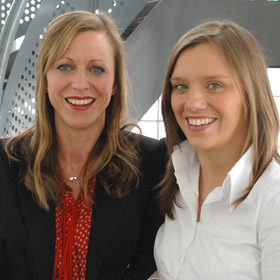 Rachel Armitage and Leanne Monchuk