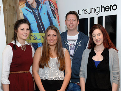Dena Lumley, Natalie Hall, Matt Read and Vanessa Edwards