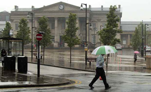 Rainy Huddersfield