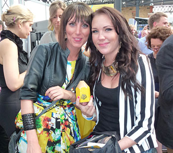 Liz Beal with Jennifer Leach