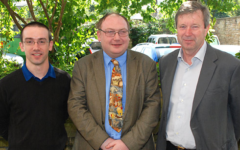 Dr Sebastian Kerisit, Dr David Cooke and Professor Paul Madden