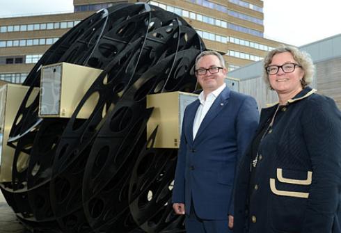 David Swann and Danish Ambassador Anne Hedenstead Steffenson