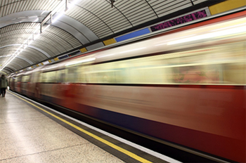 Passing train