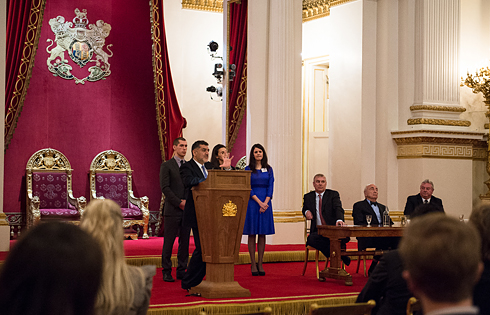 Bob Cryan at Buckingham Palace