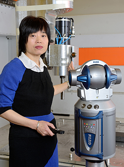 Dr Xiaomei Chen with new FARO equipment