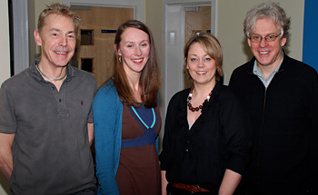 Kim Burton, Joanna Brooke, Serena McCluskey and Nigel King