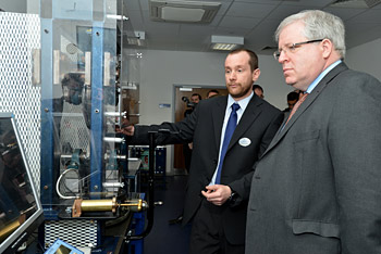 Dr Philip Shackleton and Patrick McLoughlin MP