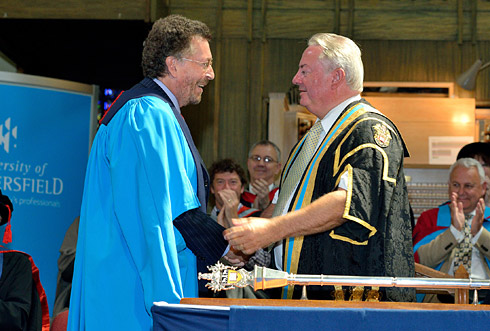 Robert Powell and Professor Bob Cryan