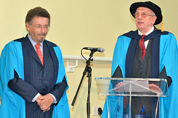 Robert Powell and Alan Garner