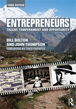 John Thompson - 3rd edition of Entrepreneur book