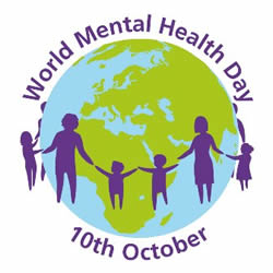 World Mental Health Day logo - University of Huddersfield