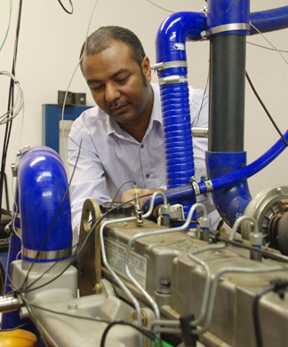 Dr Belachew Tesfa devised the University's new Masters by Research in Renewable Energy, which is already catching the attention of prospective students.