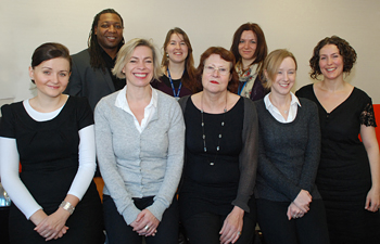 International Learning Support Team headed by Jo Thomas