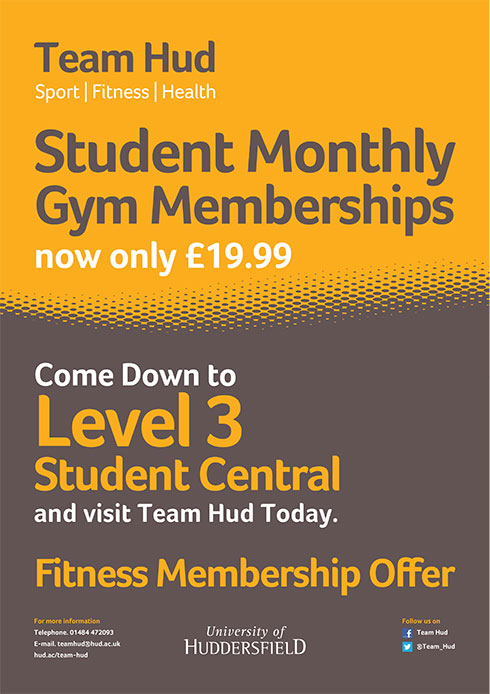 Student Monthly Gym Memberships in page
