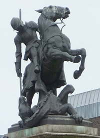 St George statue