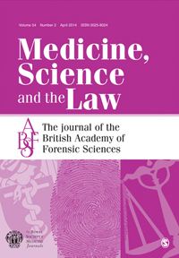 Medicine, Science and the Law journal cover