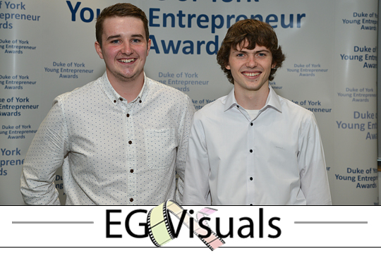 Elliott Whiteley and Gareth Humphreys from EG Visuals