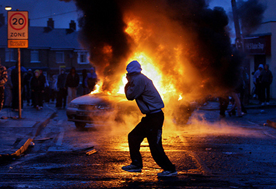 Riots in Northern Ireland