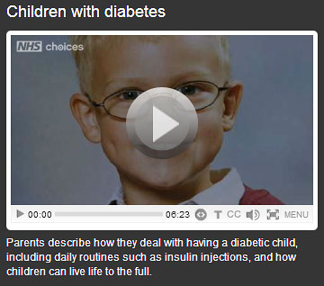 NHS Diabetes 1 awareness video