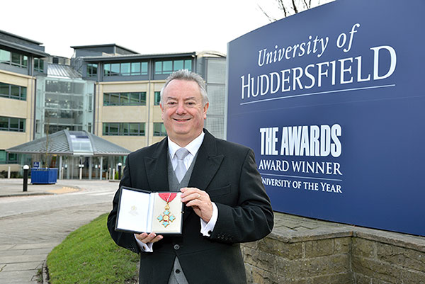 Bob Cryan receives his CBE