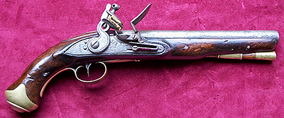 British Light Dragoon pistol marked to the Kings German Legion cavalry who fought at Waterloo