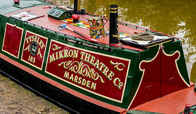 Canalside boat Tyseley