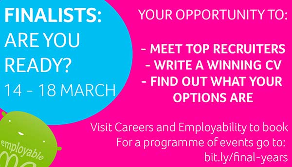 Careers Final Year event