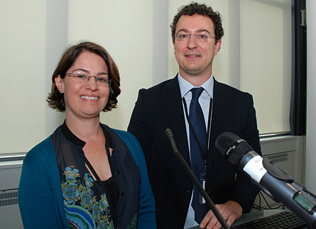 Dr Luciana Miron and Dr Ioanni Delsante