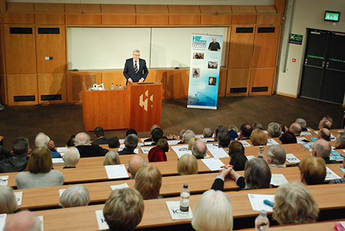 Alan Johnson giving Lecture