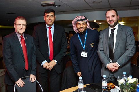 Professor Dave Taylor, Dr Fawzan Alfares, Suliman Alsarawi and Alan Tobi