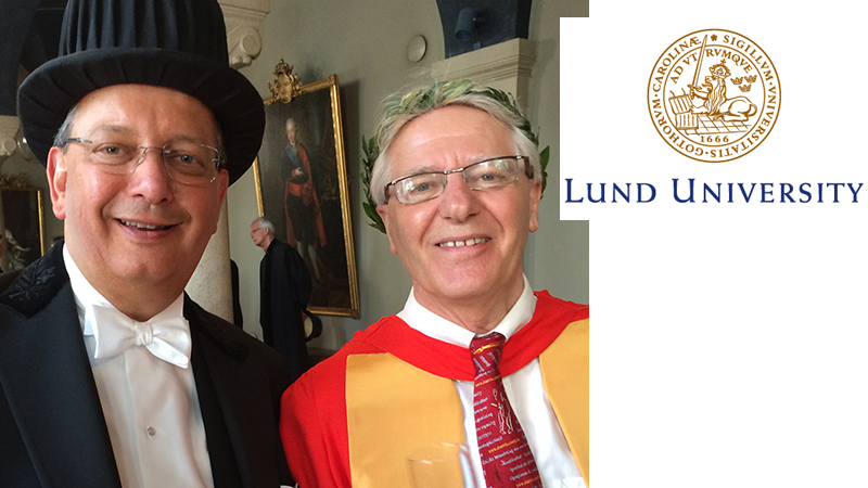 Professor Jeff Hearn at the Award Ceremony at Lund University
