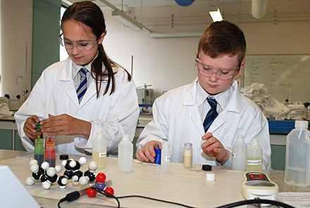 Young people taking part in research