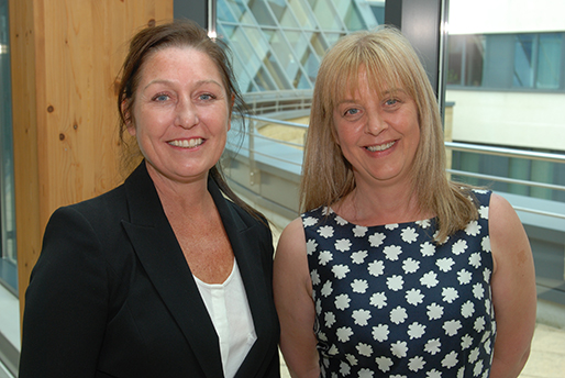 Professor Karen Edward with Professor Karen Ousey