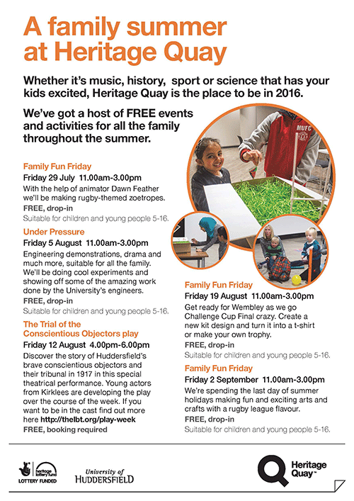 A family summer at Heritage Quay