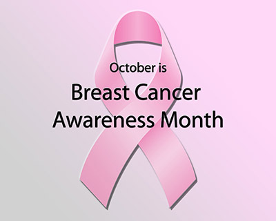 Breast cancer awareness month logo