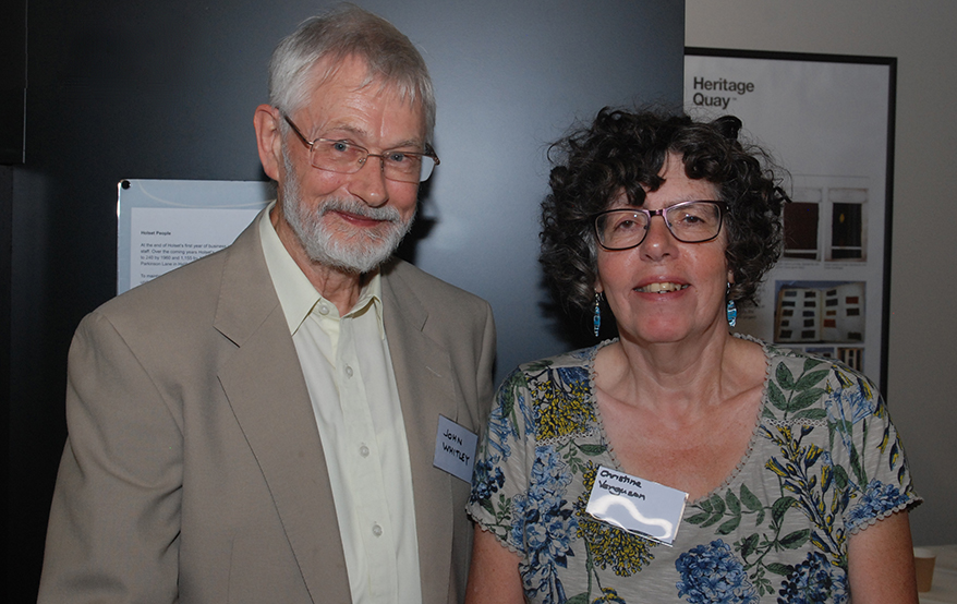 John Whitley and Dr Christine Verguson