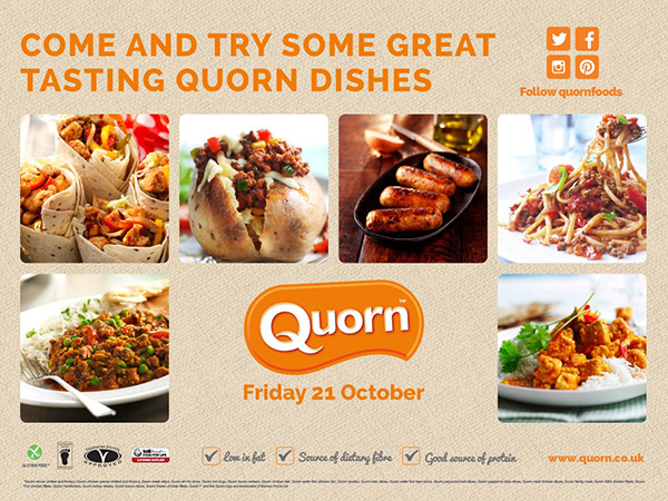 Quorn Food Demonstration INpage