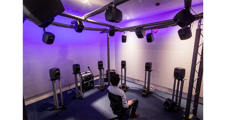 3D sound listening room