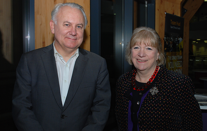 Dr Stephen Dorril and Polly Toynbee
