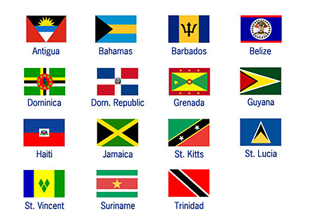Countries in the caribbean